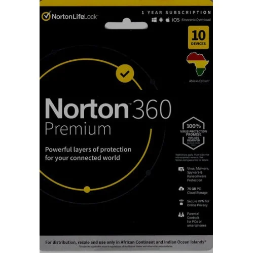 Norton 360 Security Premium - 10 User